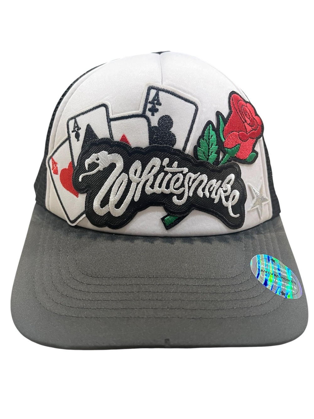 WhiteSnake Band Trucker Hat/Rock band vintage-style cap